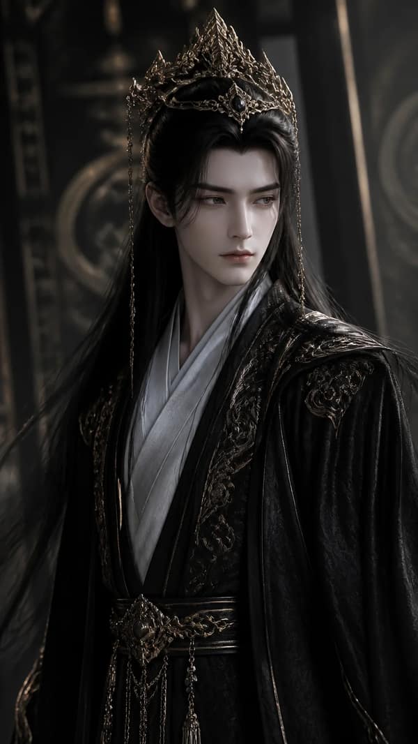 Solitary Eastern Fantasy Male Character