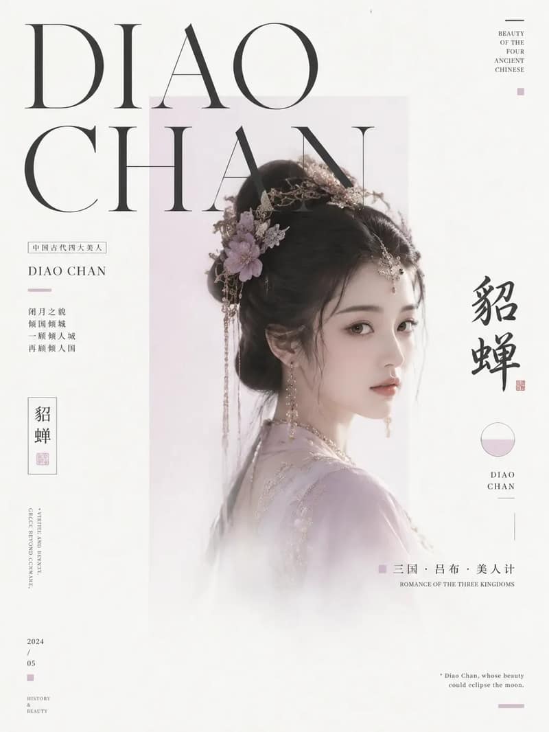 刊物编辑感的人物海报