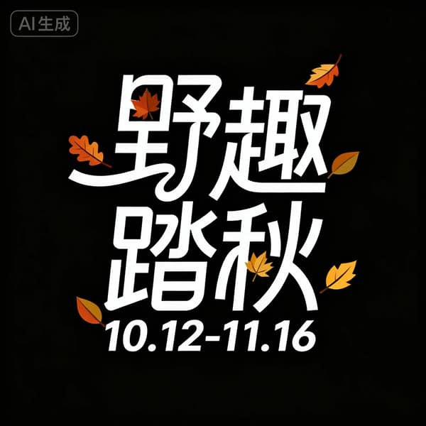 AI Font - Wild Autumn Stroll
