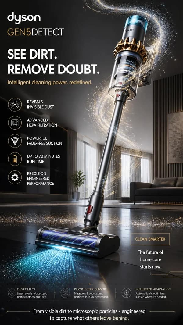 Dyson Vacuum Cleaner Ad
