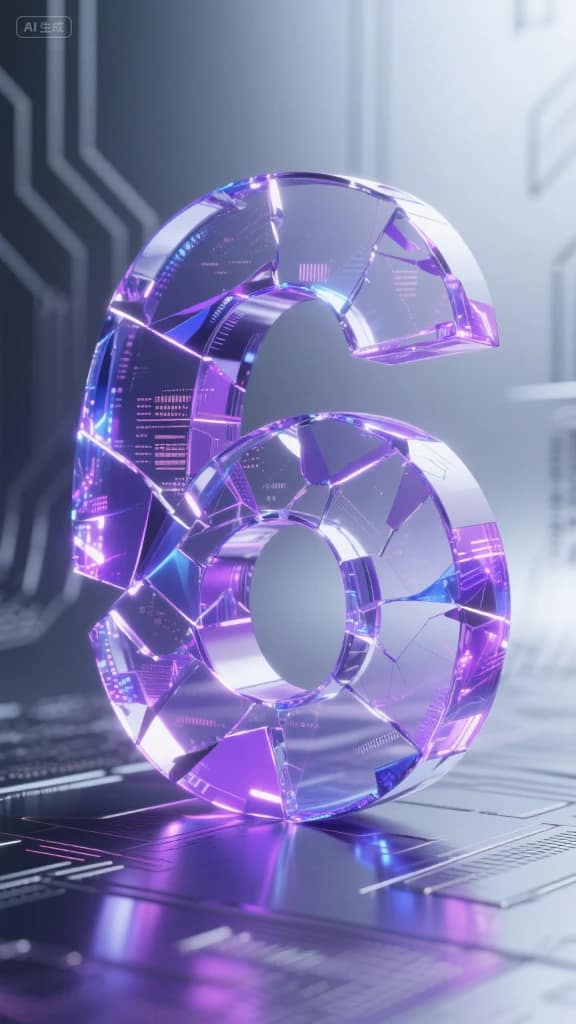 Cyberpunk Fragmented Number 6