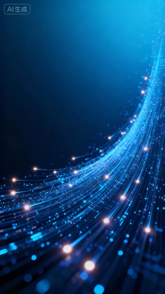 Futuristic Particle Background