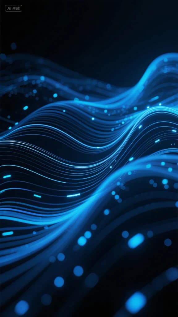 Blue Tech Lines