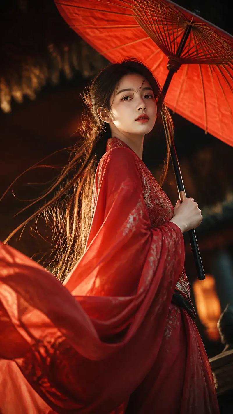 超写实摄影，灵感来源于中国古典幻想时尚。